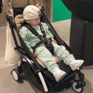 C'est normal toddler mint green tracksuit set